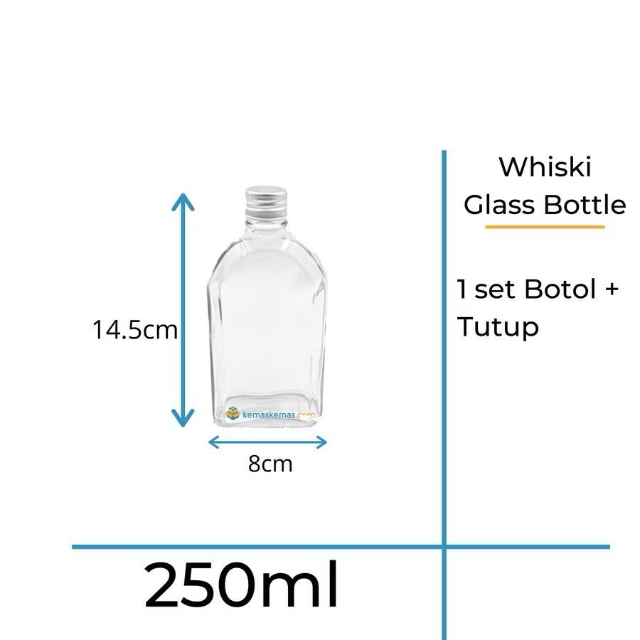 WhatsApp Image 2026-05-19 at 14.16.09 Botol Kaca Whiski Gepeng Bening/ Glass Clear Bottle + Tutup Aluminium - WhatsApp Image 2026-05-19 at 14.16.09