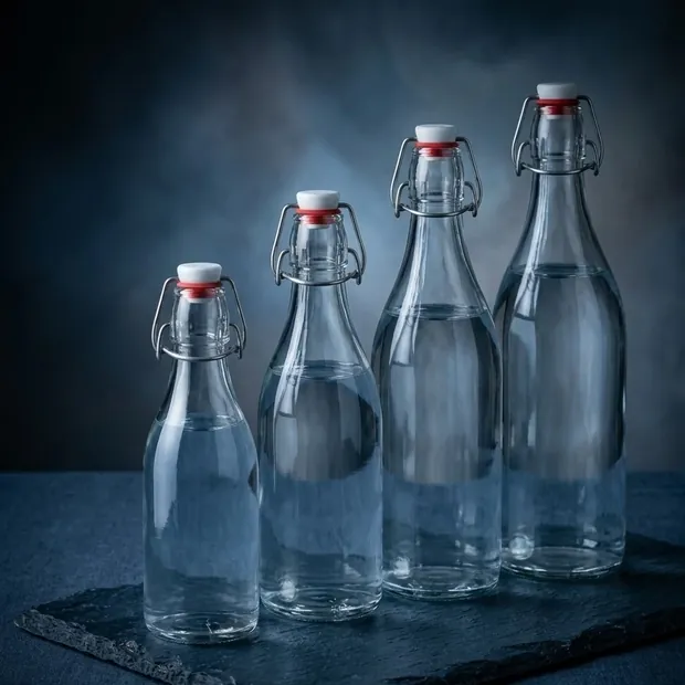 Botol kaca swing-top premium 250ml untuk minuman artisan